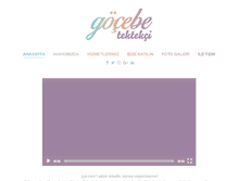 Tablet Screenshot of gocebetektekci.com